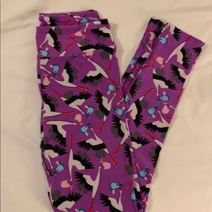 LulaRoe stork leggings